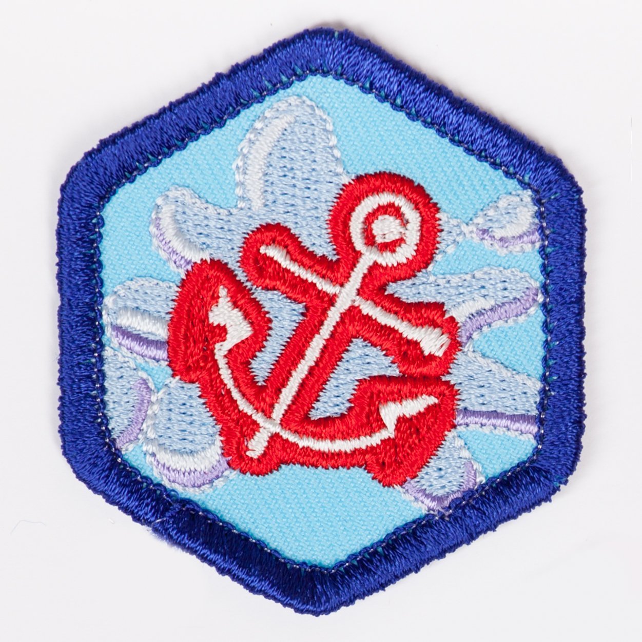 Boating Safety Badge Blue-Th 4140 Badges