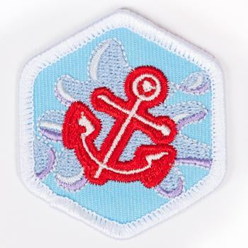Boating Safety Badge White-Pi/pa 4140 Badges