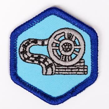 Cinematography Badge Blue-Th 4140 Badges