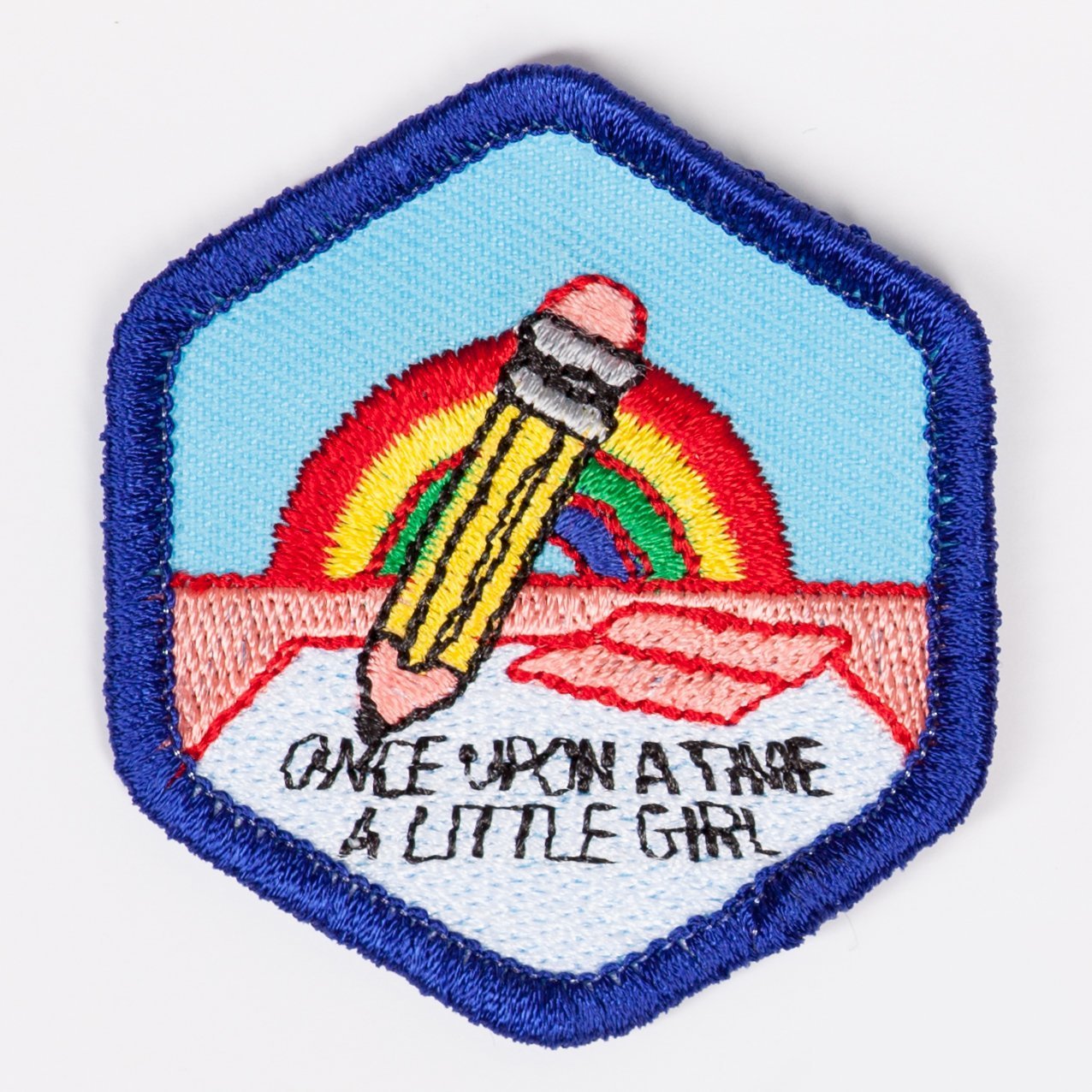 Creative Writing Badge Blue-Th 4140 Badges