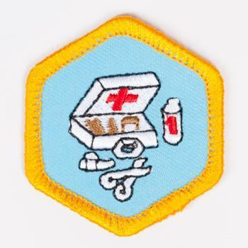 Emergency Preparedness Badge Gold 4140 Badges