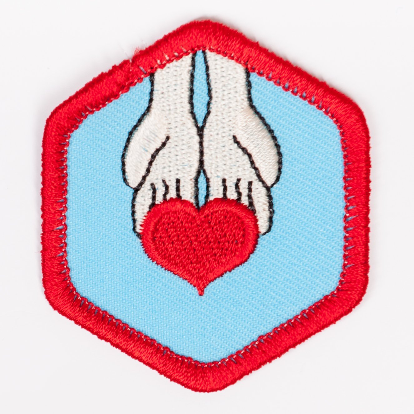 Family Helper Badge Red-Ex 4140 Badges