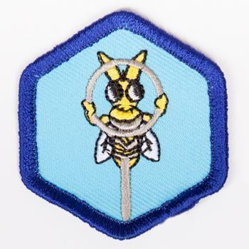Insect-A Inspect-A Badge Blue-Th 4140 Badges