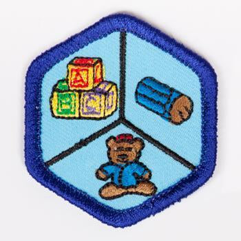Kid Care Badge Blue-Th 4140 Badges
