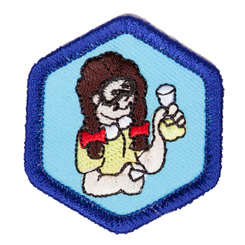 Kitchen Scientist Badge Blue-Th 4140 Badges