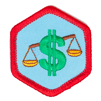 Money Management Badge Red-Ex 4140 Badges