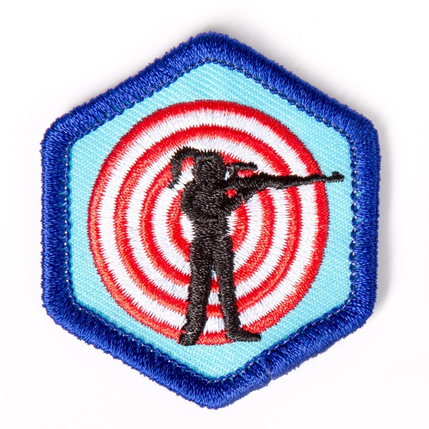 Shooting Sports Badge Blue-Th 4140 Badges