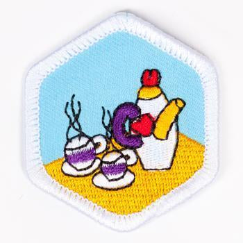 Social Skills And Etiquette Badge White-Pi/pa 4140 Badges