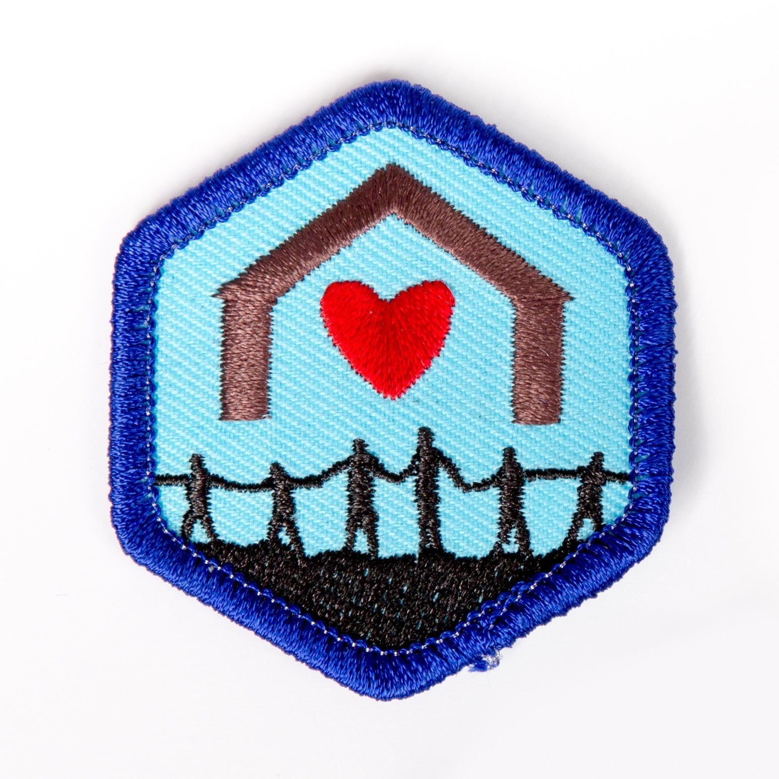 Together As A Family Badge Blue-Th 4140 Badges