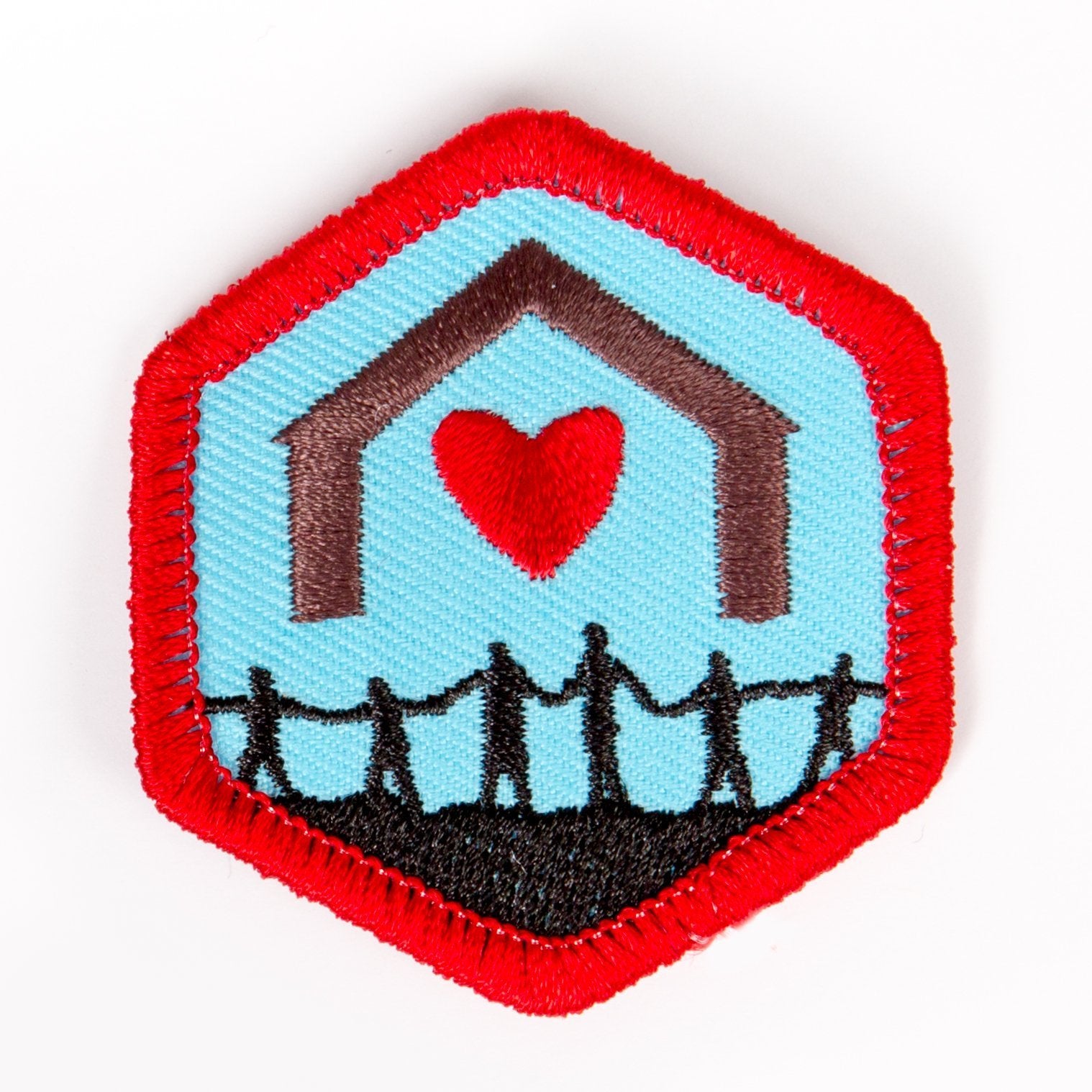 Together As A Family Badge Red-Ex 4140 Badges