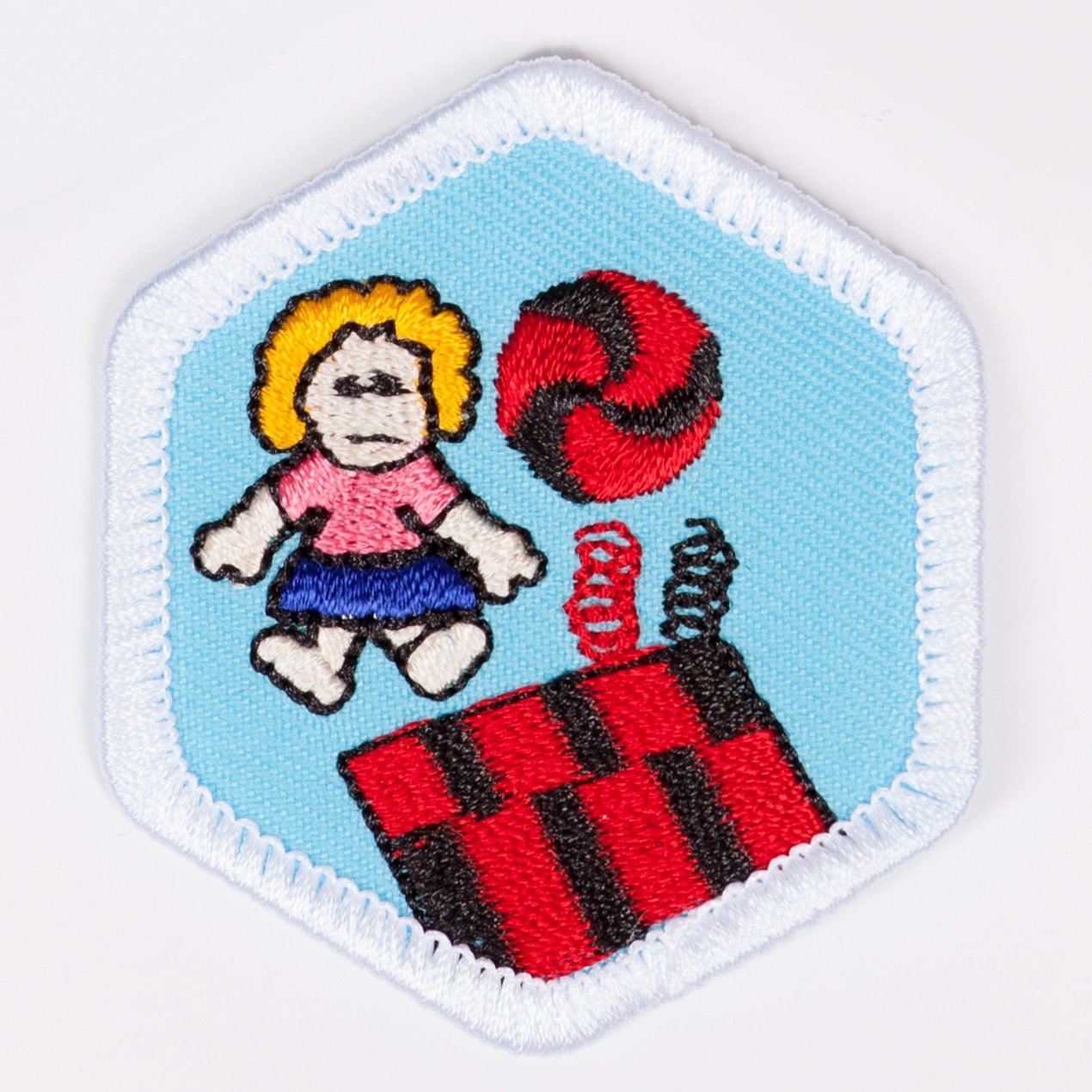 Toys And Games Badge White-Pi/pa 4140 Badges