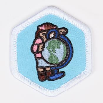 Travel Badge White-Pi/pa 4140 Badges