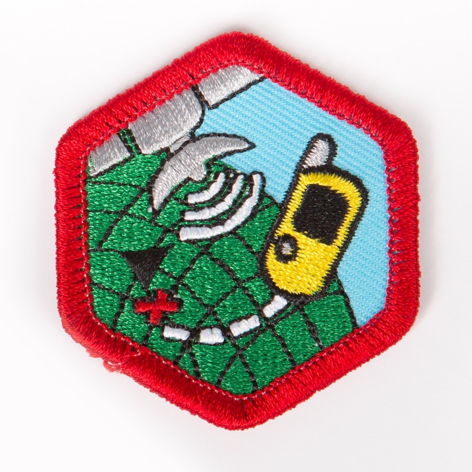 Where In The World Badge Red-Ex 4140 Badges
