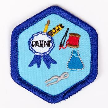 Women Inventors Badge Blue-Th 4140 Badges