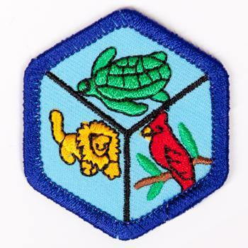 Zoology Badge Blue-Th 4140 Badges