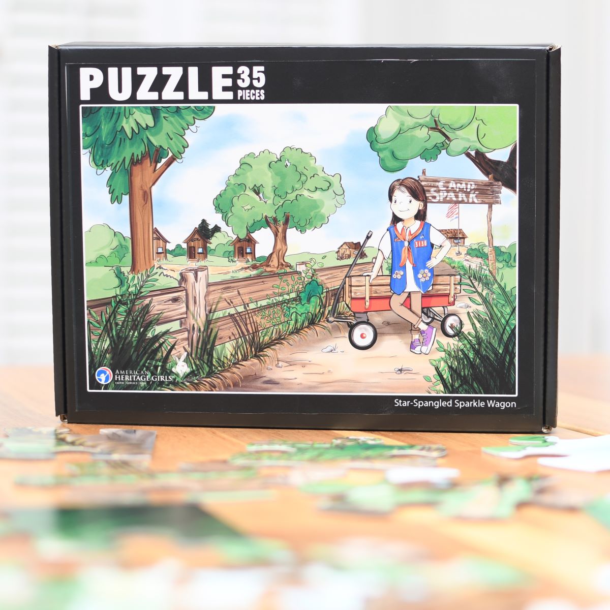 The Star-Spangled Sparkle Wagon Puzzle