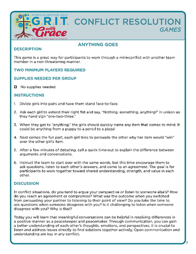 GRIT with Grace Resilience Bundle Download