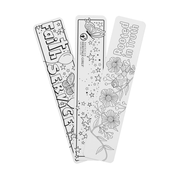 AHG Coloring Bookmarks - Set of 3