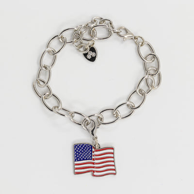AHG Flag Charm Bracelet