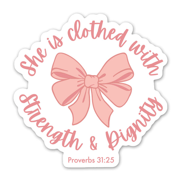 AHG Strength and Dignity Sticker
