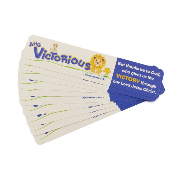 AHG VICTORIOUS Bookmarks - Set of 10