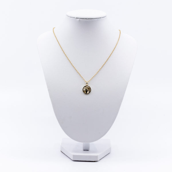 AHG Logo 14k Gold-Dipped Necklace