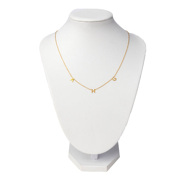 AHG Letter 14K Gold-Plated Necklace