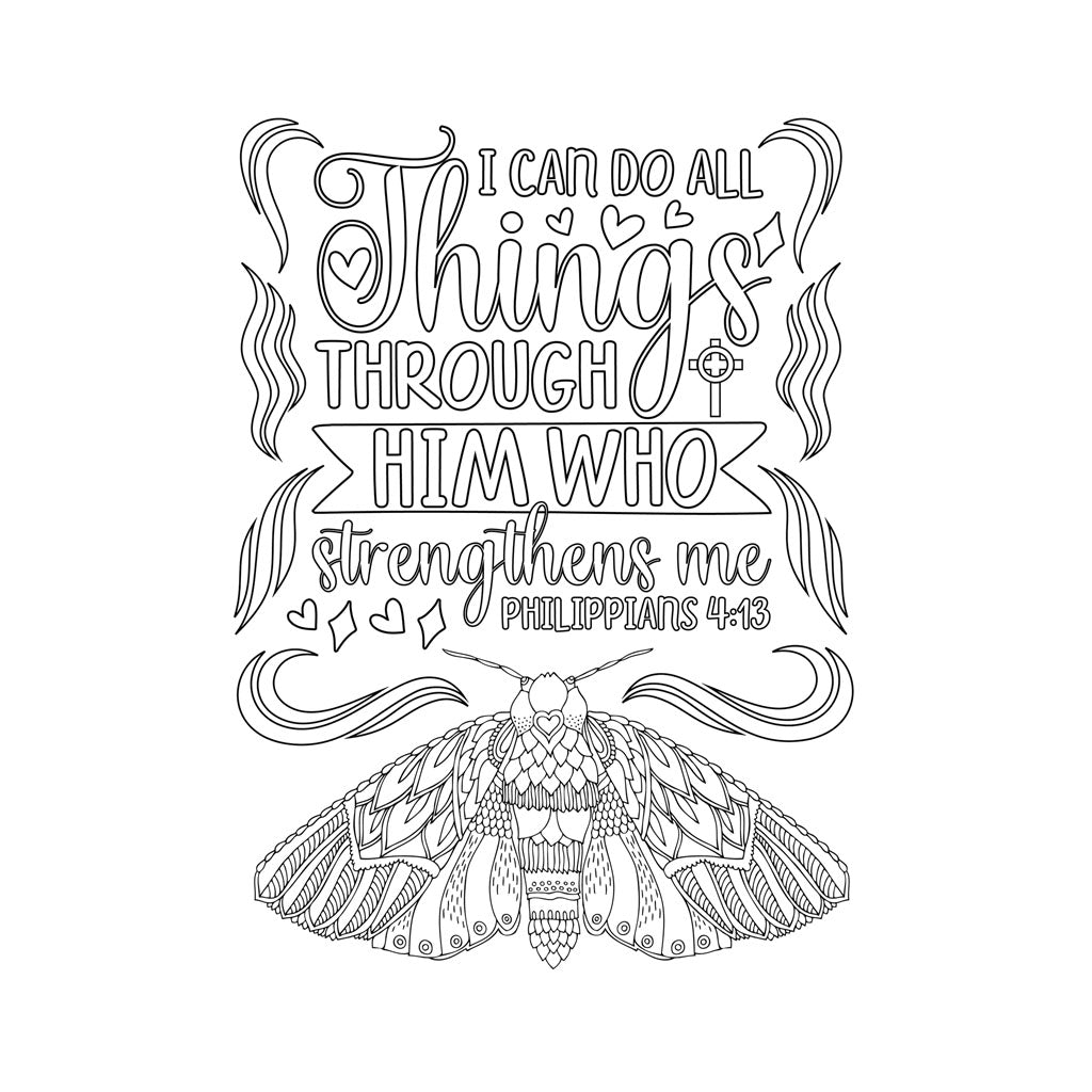 Faith In Full Color: A Scripture Coloring Book