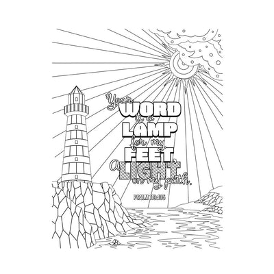 Faith In Full Color: A Scripture Coloring Book