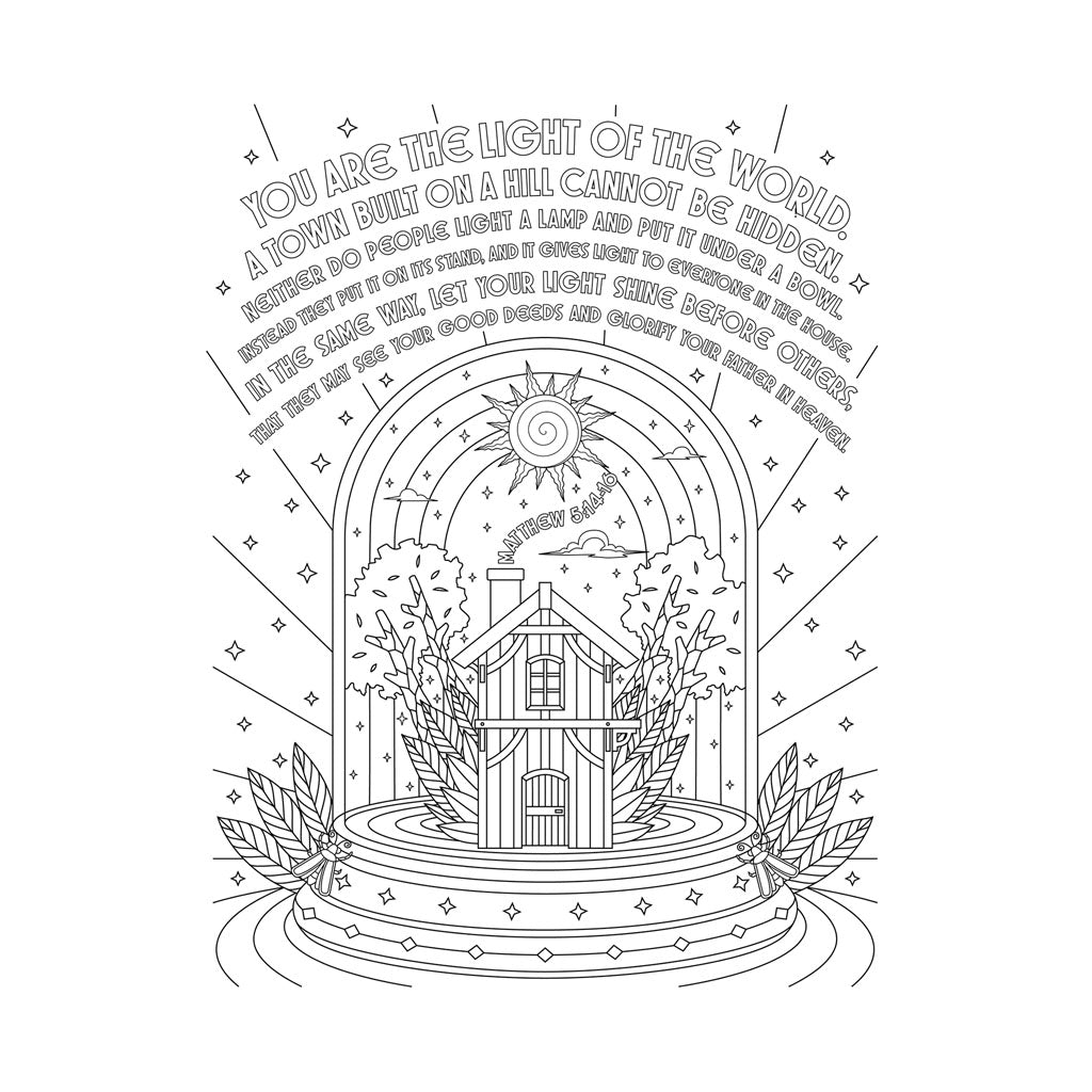 Faith In Full Color: A Scripture Coloring Book