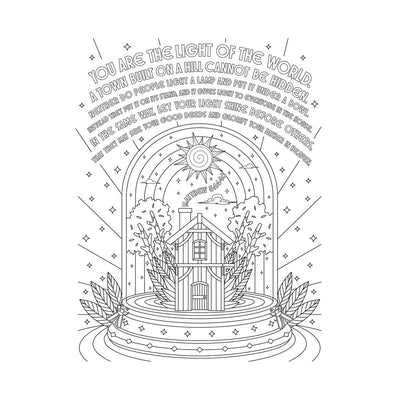 Faith In Full Color: A Scripture Coloring Book