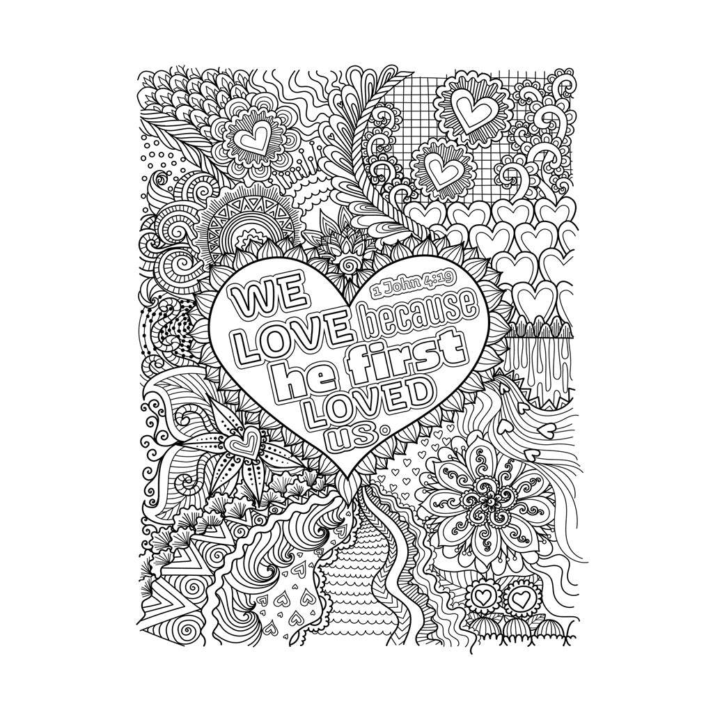 Faith In Full Color: A Scripture Coloring Book