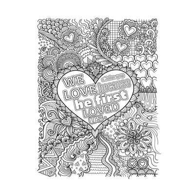 Faith In Full Color: A Scripture Coloring Book