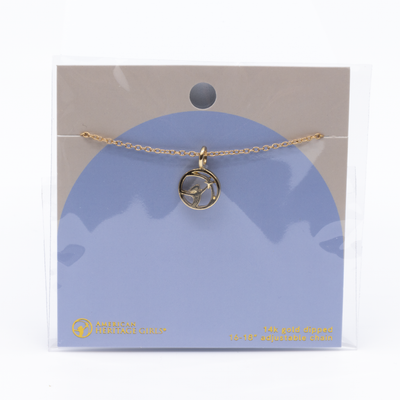 AHG Logo 14k Gold-Dipped Necklace