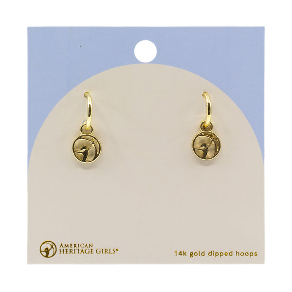 AHG Logo 14k Gold-Dipped Dangle Earrings
