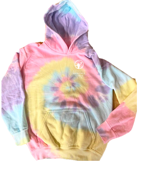 Girls tie dye sales hoodie