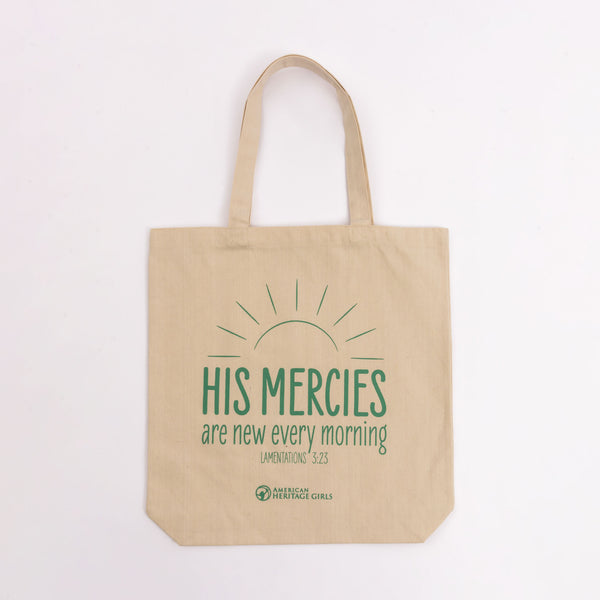 AHG His Mercies Canvas Tote