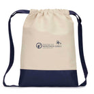 Ahg Girl Canvas Drawstring Carrier Navy 4095 Gift Sales