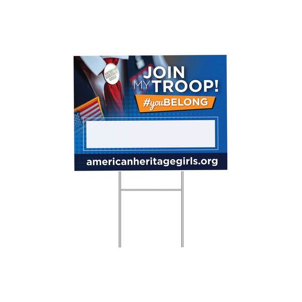 AHG Belong Yard Sign