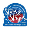 AHG Proud Parent Stars & Stripes Award Recipient Window Cling