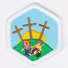 All Gods Children Badge White-Pi/pa 4140 Badges