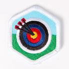 Archery Badge White-Pi/pa 4140 Badges