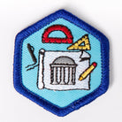 Architecture Badge Blue-Th 4140 Badges