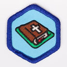 Bible Basics Badge Blue-Th 4140 Badges