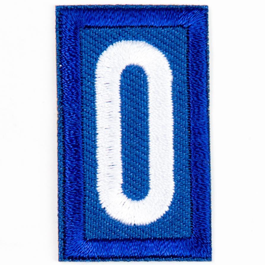 back number バッチ Blue Troop Number Patches | AHGstore