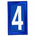 Blue Troop Number Patches / 4 4135 Uniforms