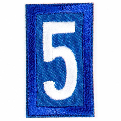 Blue Troop Number Patches / 5 4135 Uniforms