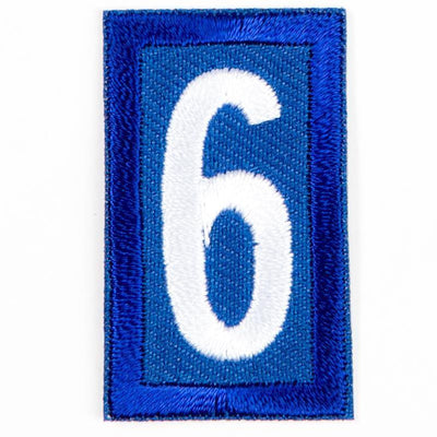Blue Troop Number Patches / 6 Or 9 4135 Uniforms