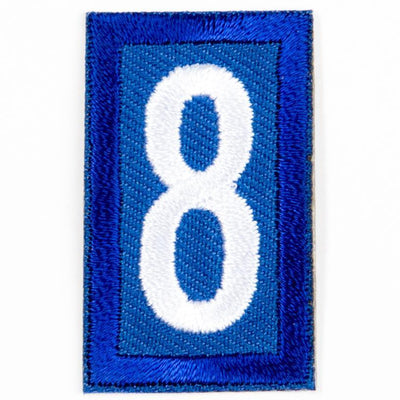 Blue Troop Number Patches / 8 4135 Uniforms