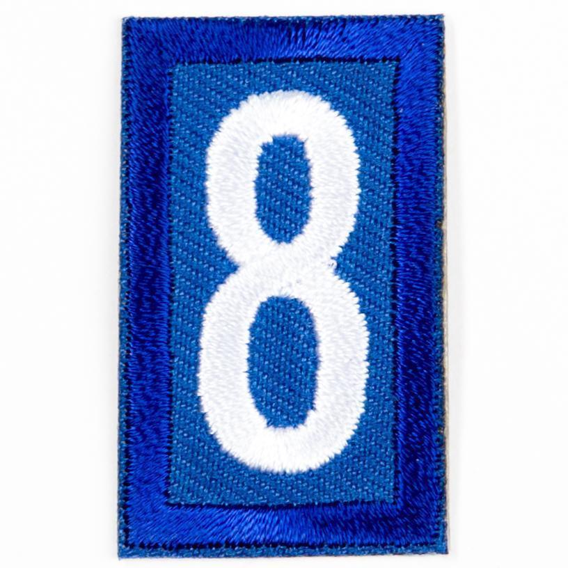 Blue Troop Number Patches | AHGstore